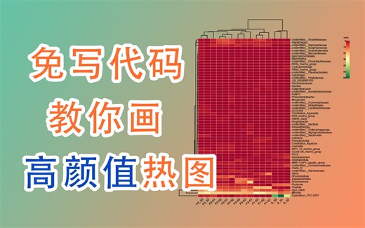 【ChiPlot】免写代码，教你5分钟画出美美的热图/聚类热图