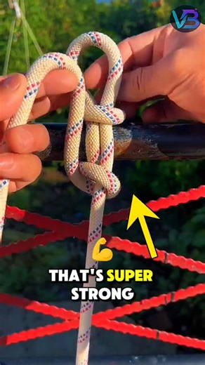 The Strongest Rope Lock Knot Everyone Should Know! #knot #rope #lifeskills