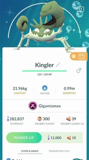 Shiny Gigantimax Kingler #pokemon