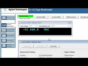 34410A Digital Multimeter, Transferring Readings to a PC Using the Web Interface