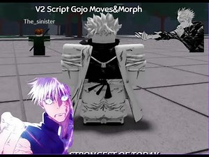 *NEW*🔴🔵Roblox tsb script |GOJO moveset|Custom Moves&Morph|Hollow Purple🟣