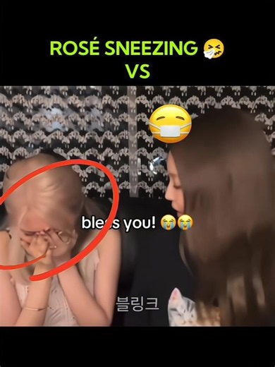 rosé vs Jennie sneezing 🤧 #kpop #blackpink #kpopedit #viral #blink #rosé #jennie