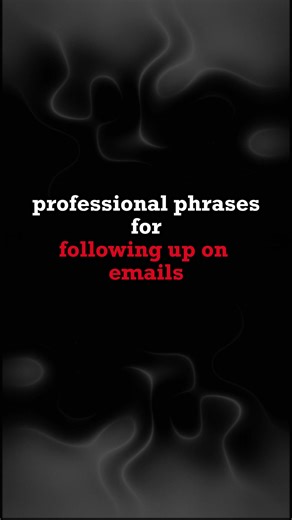 Professional phrases for following up on emails…. 👇🏻 Your follow-up emails are a direct reflection of your professionalism and persistence. They should feel like a next step, not a desperate ping. Here are some professional follow ups you can use: 1.