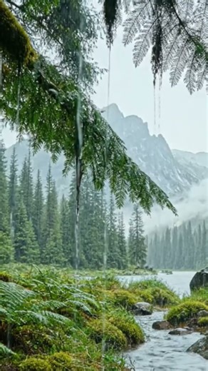 🌴 Immerse: Heavy Rain in Tropical Jungle (Relaxing Nature Ambience)