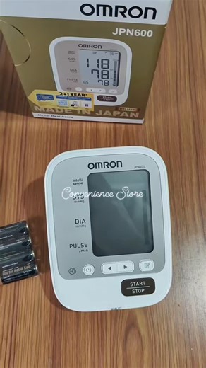 convenience store on Instagram: "Omron JPN 600 Automatic Blood Pressure Monitor with 2+1 years of warranty and carry bag. Features : Intellisense technology automatically applies the accurate amount of pressure. * Irregular heart beat detection * Average of last 3 readings * Body movement detection & more. Mrp 5590 D. Price 2950 DM for order. #kashmirfoodfusion #trendingreels #kashmirfoodgram #srinagar #explorereels #convenincestore #crockery #reeitfeelit #trending #viral #omron #bpapparatus #om