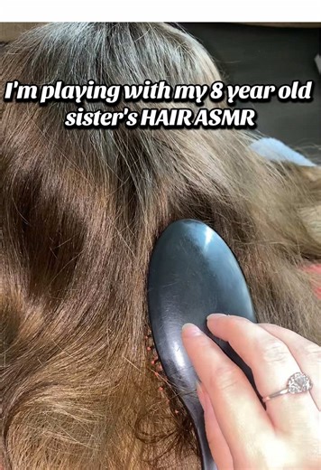 Satisfying Hair ASMR with My Little Sister