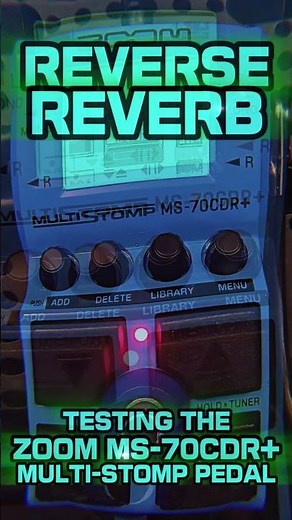 REVERSE REVERSE! | ZOOM MS-70CDR+ ✨ #ambient #shoegaze #swelling #zoom #pedalboard #astral #reverse