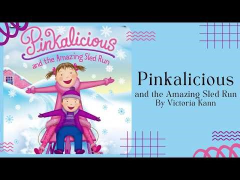 🛷 Pinkalicious and the Amazing Sled Run 🛷 Stories for Kids Read Aloud [ READ ALONG VIDEO ]