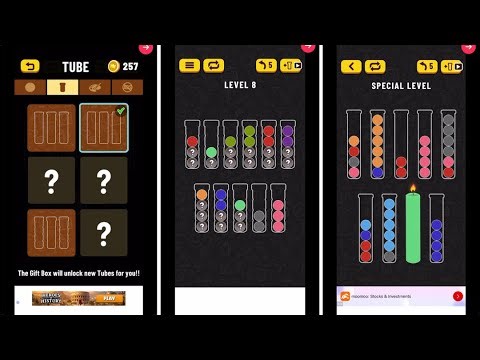 (Level 1 - 10) Ball Sort Puzzle (IOS Gameplay)