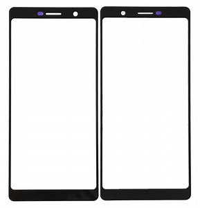 Front Glass for Nokia 7 Plus - Black