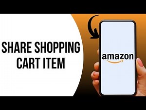 How to Share Shopping Cart item on Amazon ?