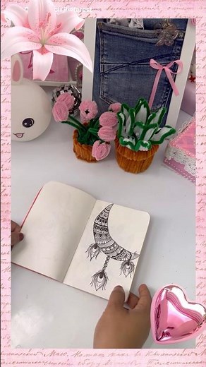 Mini journal flip through #art #trending #diy