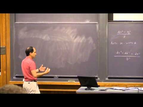 Prof. Juan Maldacena, "AdS/CFT, Entanglement Entropy, and Black Hole Entropy", Lecture 1 of 4