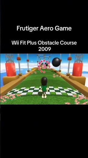 Have you played the Obstacle Courses in Wii Fit Plus? 🤔 #frutigeraero #nostalgia #wii #nintendo
