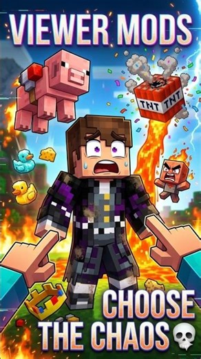 Minecraft But YOU Choose the Mod 🔥