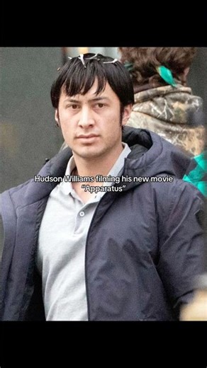 Hudson Williams filming his new movie 🤯