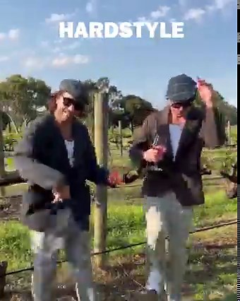 The Inspired Unemployed warming up their dance moves for Grapevine VIC tomorrow. What’s your go-to festival dance move? Don’t make a pour decision. Join us on the vines this weekend at Grapevine VIC. Final tickets → bit.ly/gg22tix | Grapevine Gathering
