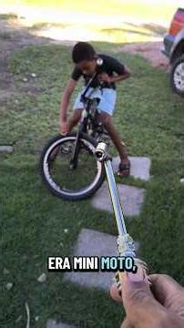 It used to be a mini moto... Now it's a bike 😅🛠️ #bmx #bike #minimoto