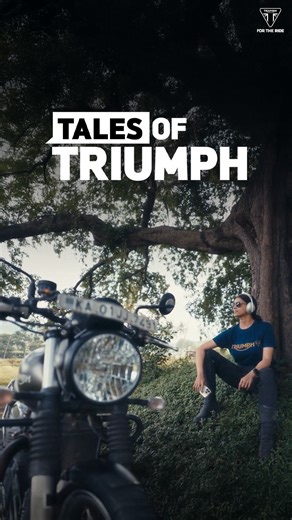 Some journeys begin long before the first ride. ⁠ In this episode of Tales of Triumph, meet Shrutha Manjunath - a mountaineer, yoga instructor, entrepreneur, and Triumph rider who chose to define her own path. ⁠ From summiting peaks to chasing horizons on two wheels, this is a story of freedom, resilience, and the strength of the ride. ⁠ Strength of The Ride, now streaming on YouTube. Link in bio. ⁠ #TalesOfTriumph #StrengthOfTheRide #ForTheRide #TriumphIndia #TriumphMotorcyclesIndia | Triumph M