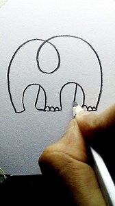 1.2M views · 7.7K reactions | Step by step elephant drawing #easydrawing | Easy drawing for kids | Facebook