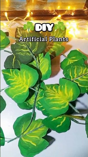 How to Make Artificial Plants at Home🌿|#DIY #ArtificialPlants#HomeDecor#FakePlants