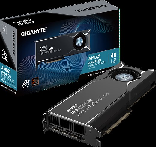 Radeon™ PRO W7900 Dual Slot AI TOP 48G - GIGABYTE Global