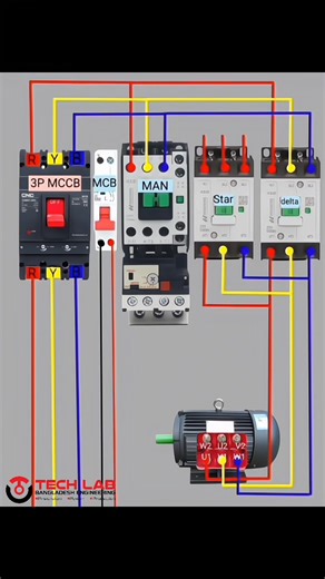 Star Delta Starter Power Diagram 🪛⚙️🔌 Star Delta Starter Wiring Diagram 🏗️ Single Load Control from Multi-Location Control Wiring 🪛🔌⚙️ . . . #StarDelta #stardeltastarter #stardeltaconnection #diagram #power_diagram #connection #wiringdiagram #Motor_Controlling #DOLstarter #3phasemotor #EEE #starter #wiring #reels #electrical #technology #technician #techtips #tech_Lab_Bangladesh_Engineering #IndustrialTips #motorconnection #electricalproblemsolve #Electricalwiring #wiringdiagram #CONNECTION