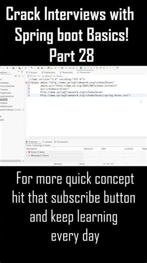 Spring XML Configuration Explained | Namespace & Bean Tag in Spring