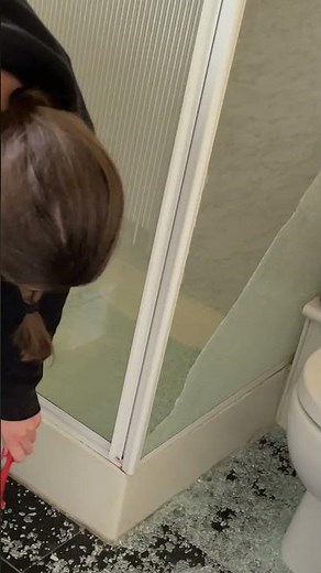 How to Remove a Glass Shower Screen :) Smashing Bathroom Renovation