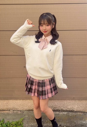 ヘビロテ踊ってみたよ🩷 #jc #10 #中学生 #制服 #fyp