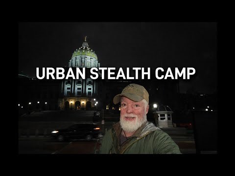 🎬 Urban Stealth Camping at the State Capitol | Testing My Subaru Window Tint