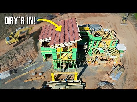 Construction of a MEGA sized Modern Home PT 42