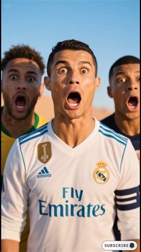 Autoplay Goats on Instagram: "Ronaldo vs Messi, Neymar & Mbappé – Desert Underground Minerals Challenge #aifunnyshorts"
