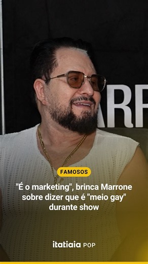 O cantor Marrone, que faz dupla sertaneja com Bruno, voltou atrás e afirmou que a declaração em que disse ser
