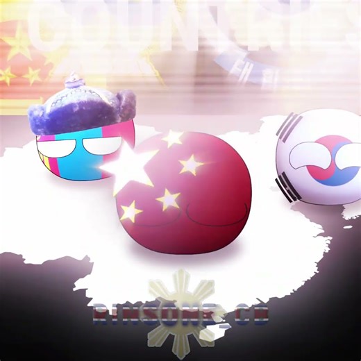 Meet the East Asian Countries! (Countryballs Edit) Music: HOMAGE FUNK || (Read Desc) || RINSONE_CB