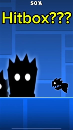 Hitbox??? #gd #whatthehell #geometrydash #ummm #hitbox #hitboxes