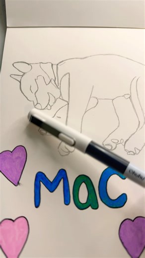 Coloring Mac ❤️😊 #shorts #art