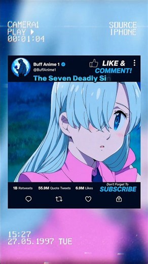 The Seven Deadly Sins||#BuffAnime1 #anime #shorts #ba1 #100M