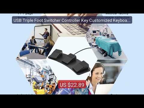 USB Triple Foot Switcher Controller Key Customized Keyboard Mo... — Hot Deal 2026 | Limited Offer!
