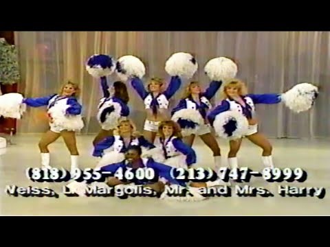 Dallas Cowboys Cheerleaders perform at the Variety Club Telethon in Burbank, CA (1987)