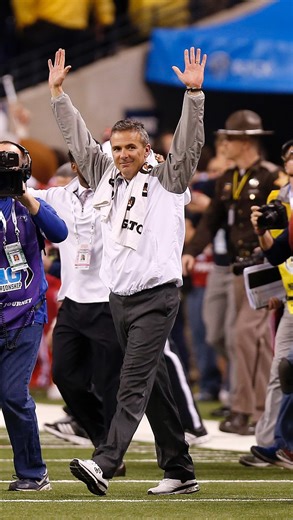 College Football Hall of Fame on Instagram: "85% career winning percentage. Three national championships. Four FBS programs coached. @urbanmeyercoach is now inducted into the College Football Hall of Fame. via @nffnetwork"