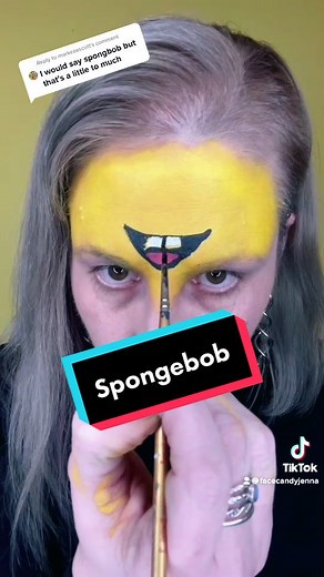 SpongeBob Face Paint Transformation | Makeup Tutorial