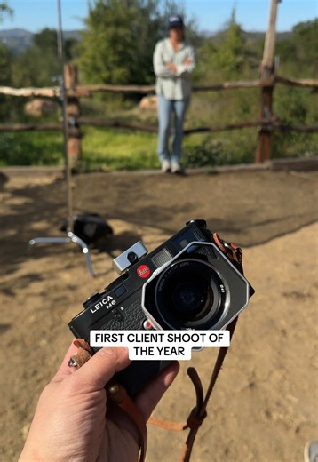 First Analog Photography Client Shoot in California