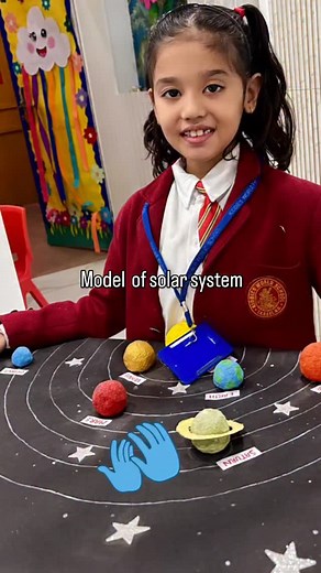 2.7K views · 40 reactions | Model of solar system , save it and must try this at home kids #school #learning #trending #model | Kiddies World Public School | Facebook