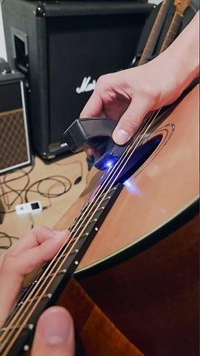 EBow on Acoustic Guitar