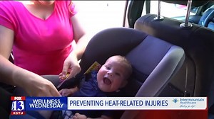As summer weather heats up, Intermountain Primary Children's Hospital is reminding drivers to never leave a child in a vehicle – even for a few minutes – to prevent heat-related injuries or death. | FOX 13 News