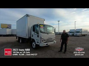 Pre-Owned 2023 Isuzu NRR w/ 14ft Box and Lift Gate | Box Truck For Sale | #42127