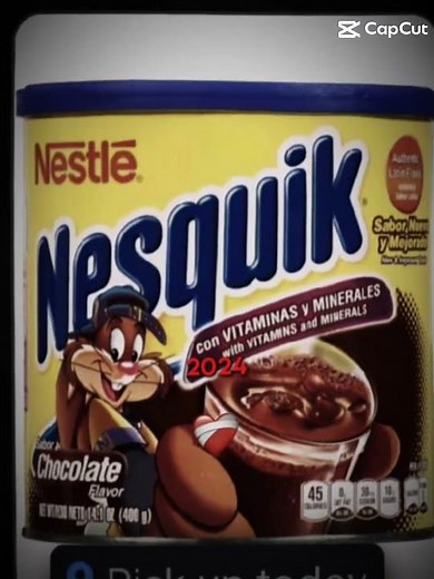chocolate milk nesquik bunny 2024