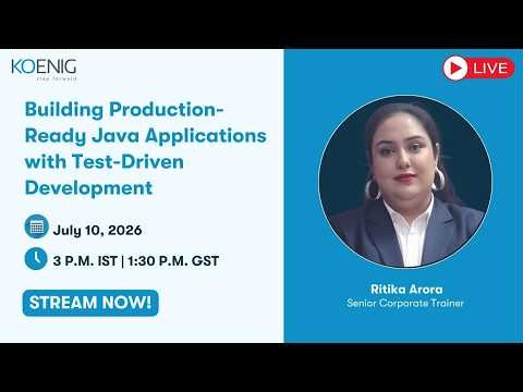 Building Production-Ready Java Applications with Test-Driven Development