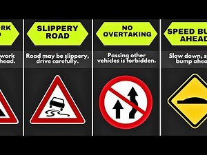 Road Signs and their meaning comparison | part 1 video